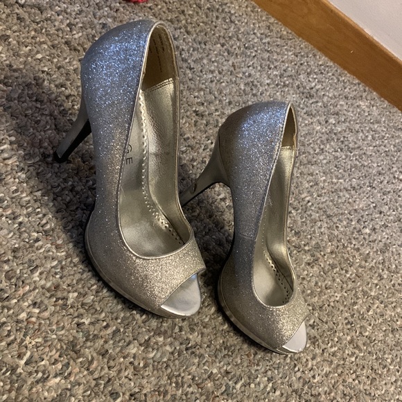 Rampage silver sparkle high heels - Picture 3 of 5